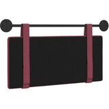  Držeće uzglavlje Zidne Vinska crvena 100 x 55 x 5 cm tkanina - boja crnog vina 90 cm bez LED svjetla | shoptok.hr