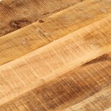 Stolna ploča 120x60x3,8 cm ovalna od masivnog grubog drva manga | shoptok.hr