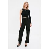 Trendyol Black Wide Leg Tall Trousers Cijene