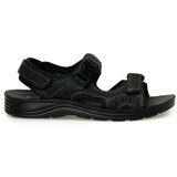 Polaris Sandals - Black - Flat Cene'.'