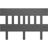  Uzglavlje za krevet sivo 138,5 x 3 x 81 cm od masivne borovine | shoptok.hr