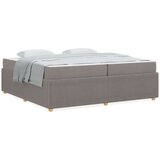  Posteljni okvir z vzmetnico Taupe 200 x 200 cm blago, (5000069816) | Shoptok.si