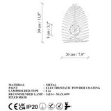 Opviq Zidna lampa Leaf-15323, 20x30x8cm, IP20, Bijela | Eponuda.ba