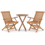  3-dijelni vrtni blagovaonski set od masivne tikovine | shoptok.hr