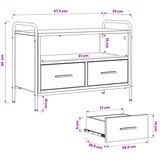  TV ormar 67 5 x 33 x 50 cm Hrast artisan Konstruirano drvo - Hrast artisan 67 5 x 33 x 50 cm | shoptok.hr