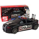 Lean Toys sportski policijski automobil sa svjetlosnim i zvučnim efektima 1:16 – crni | shoptok.hr