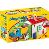Playmobil 70184 - 1.2.3 - Tovornjak z garažo za sortiranje Cene