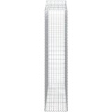  Lučne gabionske košare 3 kom 200x50x220/240cm pocinčano željezo | shoptok.hr
