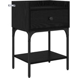  Noćni ormarić s ladicama 2 pcs Crni hrast 40 x 29 x 60 cm | shoptok.hr