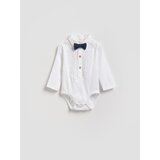 Reserved Elegantni bodi s leptir-mašnom - bijela | shoptok.hr