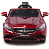  Licencirani auto na akumulator Mercedes S63 - crveni/lakirani | shoptok.hr