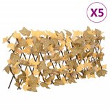 vidaXL Rešetka od umjetnog lišća javora 5 kom narančasta 180 x 30 cm Cijene