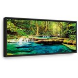  Slika - A Jewel of Nature 90x30 U crnom drvenom okviru | shoptok.hr
