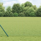 vidaXL Ograjni steber Komplet 2 Zeleni Kovinska mreža 10 x 1 m Cene