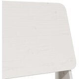  Vrtne stolice 2 kom bijele 60x64x70,5 cm masivne borovine | shoptok.hr