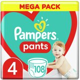 Pampers baby gaćice 4 mega pack 108 komada