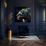 Dekorativna slika na platnu - premium art - spotted hunter's elegance