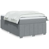 vidaXL Krevet s oprugama i madracem svjetlosivi 120x190 cm od tkanine | shoptok.hr