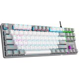  Tastatura gaming RAMPAGE SNUG K14 White/Gray Blue Switch Mechanical Gaming Keyboard ENGLISH Layout English Rainbow TKL, 41851 | Eponuda.ba