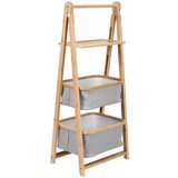Jimmylee REGAL 45,5/107/33,5 cm siva, naravne barve | Shoptok.si