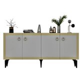 Hanah home komoda poli black marble white gold | ePonuda.com