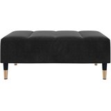 vidaXL Stolček za noge črn 77x55x31 cm žamet | Shoptok.si