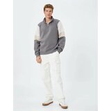 Koton Men's Sweatshirt Gray cene