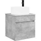 vidaXL Visoka umivalnik s police Betonsko siva 49 x 44,5 x 65,5 cm, (5000245890) | Shoptok.si
