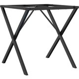 Furnova Noge za jedilno mizo X-okvir 60x60x73 cm lito železo, (21946679) | Shoptok.si