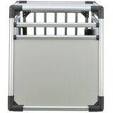 Plaček Pet Products aluminijasti transportni boks - velikost M-L - Š 63 x G 90 x V 65 cm | Shoptok.si