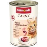  Ekonomično pakiranje animonda Carny adult 24 x 400 g - Puretina i pileća jetra | shoptok.hr