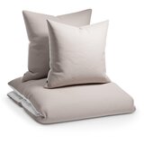 sleepwise Soft Wonder-Edition, posteljina, 155 x 200 cm, taupe / bijela | shoptok.hr