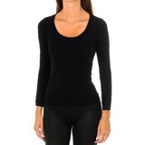 Intimidea Majice z dolgimi rokavi 210397-NERO Črna | Shoptok.si
