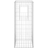  Gabionska stupna košara 40 x 40 x 100 cm željezna | shoptok.hr