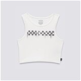Vans CHECK WASH FITTED CROP Bijela | shoptok.hr