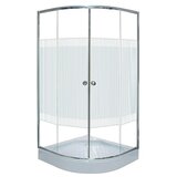 Sanotechnik Polkrožna tuš kabina Florida (Do x Š x V: 90 x 90 x 180 cm, Kromirano) | Shoptok.si