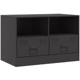 Furnova TV omarica črna 67x39x44 cm jeklo, (21923784) | Shoptok.si