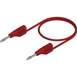 SKS Hirschmann MVL F 2/10 merilni vod lamelni vtič 2 mm lamelni vtič 2 mm 10.00 cm rdeča 1 kos, (20422828) Cene