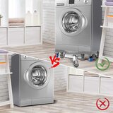 NIUXX nastavljivo stojalo za pralni stroj z 8 nogami in 4 kolesi 41.5–65 cm | Shoptok.si