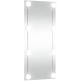  Zidno ogledalo s LED svjetlima 30 x 80 cm stakleno pravokutno | shoptok.hr