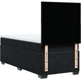 vidaXL Box spring postelja z vzmetnico črna 80x200 cm žamet | Shoptok.si
