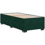  Okvir za krevet bez madraca tamnozeleni 100x200 cm baršunasti | shoptok.hr