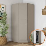 Hanah home BA293 ormar 91 × 210 × 57,5 cm, peščana Cene