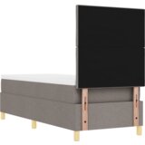 Box Postelja z vzmetnico z vzmetnico Taupe 80 x 200 cm blago, (5000126738) | Shoptok.si