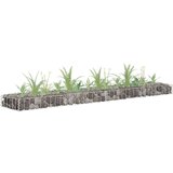 vidaXL gabionska povišena gredica od pocinčanog čelika 180x30x10 cm Cijene