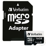 Verbatim microSDHC 16GB UHS-I Class 10 44082 memorijska kartica Cene