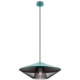 Redo 01-3010 - Visilica na sajli GRILL 1xE27/42W/230V prečnik 49,5 cm crna/tirkizna | Eponuda.com