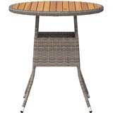  Stol za večeru s pohranom Siva i Akacija 70 x 70 x 73 cm | Eponuda.ba