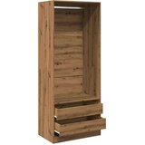 vidaXL Garderobna omara artisan hrast 80x50x200 cm inženirski les | Shoptok.si
