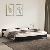 vidaXL Posteljni okvir z vzglavjem črn 200x200 cm žamet Cene
